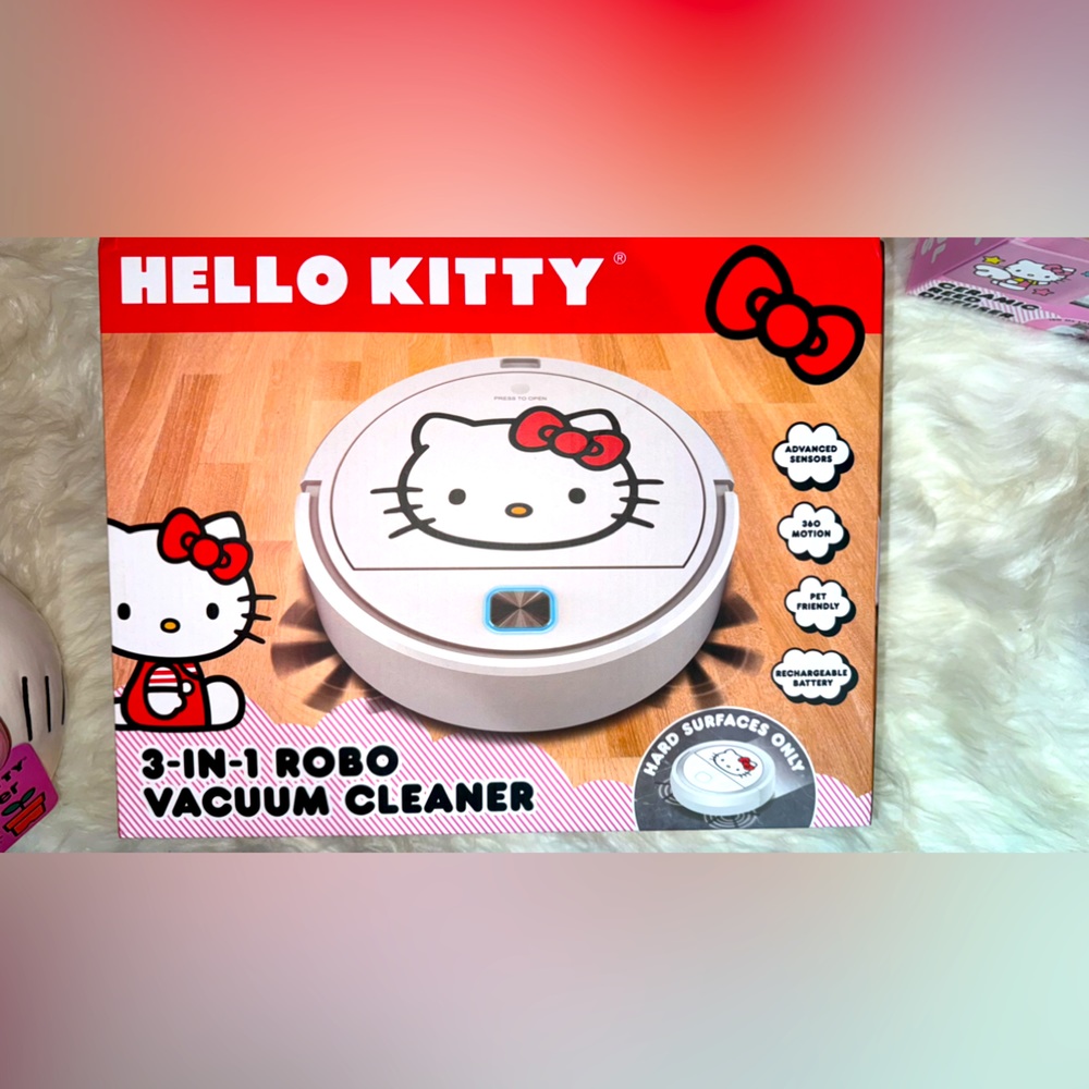 Hello kitty robo vacuum cleaner!